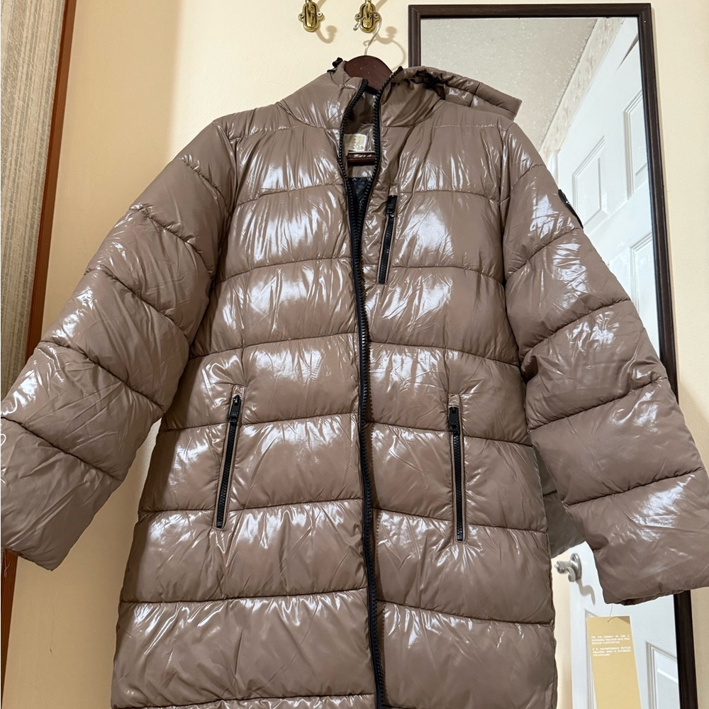 Michael kors long puffer down coat